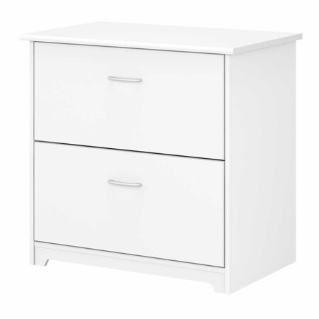 Bush Furniture Cabot 2 Drawer Lateral File Cabinet in White WC31980